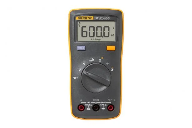 Fluke 106 มัลติมิเตอร์แบบดิจิตอลขนาดเท่าฝ่ามือ